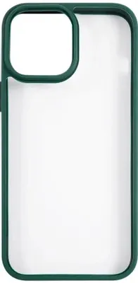 Чехол (клип-кейс)  Usams US-BH771, для Apple iPhone 13 Pro Max, противоударный, прозрачный/зеленый [ут000028123]