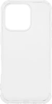 Чехол (клип-кейс) BORASCO Bumper Case, для Apple iPhone 16 Pro, противоударный, прозрачный [73516]
