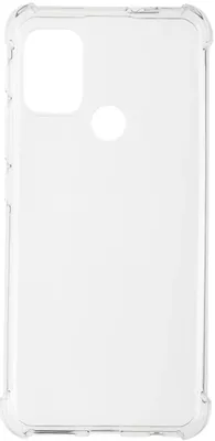 Чехол (клип-кейс)  Brosco, для Motorola Moto G20, противоударный, прозрачный [moto-g20-hard-tpu-transparent]