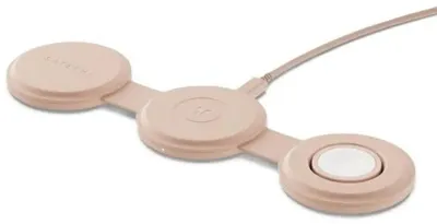 Беспроводное зарядное устройство SATECHI ST-QTG31R,  USB-C, USB-C, 15Вт, розовый