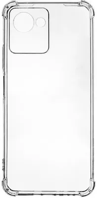 Чехол (клип-кейс) PERO CC02, для Realme C30, противоударный, прозрачный [cc02-0040-re]