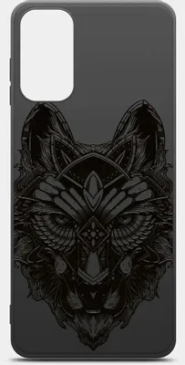 Чехол (клип-кейс) BORASCO ArtWorks, для Samsung Galaxy M52, противоударный, черный/рисунок [50946]