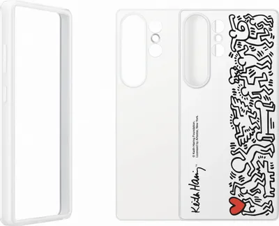 Чехол (клип-кейс) Samsung Flipsuit Case S25 Ultra, для Samsung Galaxy S25 Ultra, белый/прозрачный [ef-ms938cwegru]
