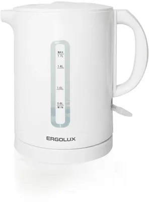 Чайник электрический ERGOLUX ELX-KH01-C01, 1.7л, пластик