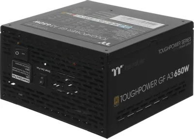 Блок питания Thermaltake Toughpower GF A3 Gen.5,  650Вт,  80 PLUS GOLD,  120мм, черный, retail [ps-tpd-0650fnfage-h]