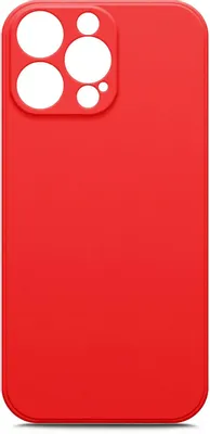 Чехол (клип-кейс) BORASCO Microfiber Case, для Apple iPhone 14 Pro Max, красный [70811]