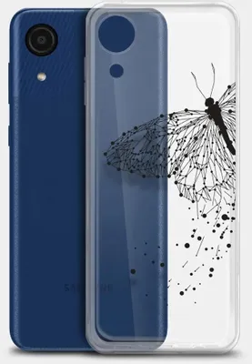 Чехол (клип-кейс) BORASCO ArtWorks, для Samsung Galaxy A03 Core, прозрачный/рисунок [51378]
