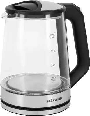 Чайник электрический StarWind SKG2112, 2л, стекло