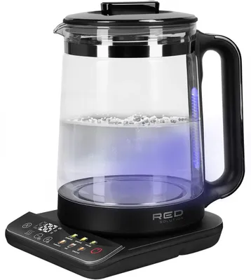 Чайник электрический RED SOLUTION KG1330D, 2л, стекло/пластик