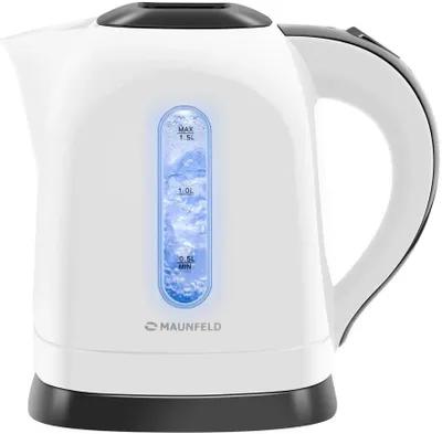 Чайник электрический MAUNFELD MGK-632W, 1.5л, пластик