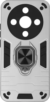 Чехол (клип-кейс) BORASCO Anti-Shock case, для Honor X9d, противоударный, серебристый [75896]