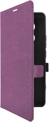 Чехол (флип-кейс) BORASCO Book Case, для Xiaomi Redmi Note 15 4G, фиолетовый [76140]