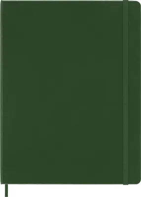 Блокнот Moleskine Classic,  192стр,  в клеточку,  твердая обложка,  зеленый [qp091k15]