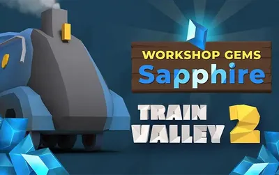 Дополнение к игре 020GAMES Train Valley 2: Workshop Gems - Sapphire, для  ПК,  регион: Россия,  RUS (интерфейс)