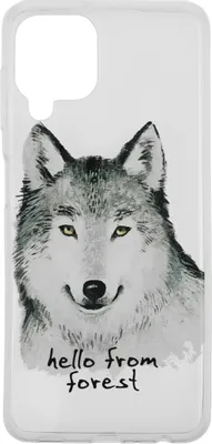 Чехол (клип-кейс) BORASCO ArtWorks, для Samsung Galaxy A22/M22, прозрачный/рисунок [51406]