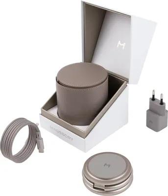 Беспроводное зарядное устройство MAGSSORY signature edition,  USB-C, USB-C, 22Вт, титановый [wch053t]