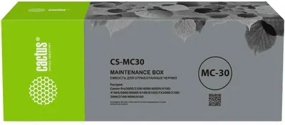 Бункер Cactus CS-MC30 (MC-30 емкость для отработанных чернил) для imagePROGRAF PRO-2000, PRO-4000, PRO-4000S, PRO-6000S