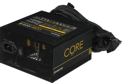 Блок питания CHIEFTEC Core BBS-500S,  500Вт,  80 PLUS GOLD,  120мм, черный, retail