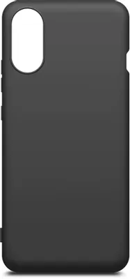 Чехол (клип-кейс) BORASCO Silicone Case, для ZTE Blade A31 Plus, черный (матовый) [40858]