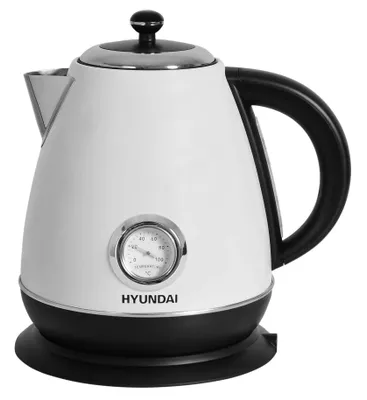 Чайник электрический Hyundai HYK-S4502, 1.7л, металл/пластик