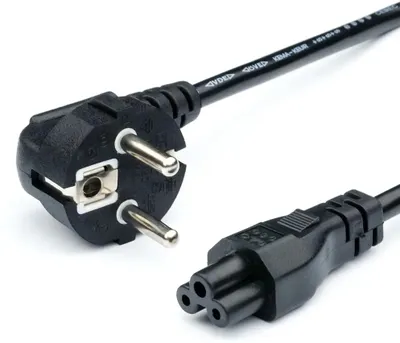 Кабель  AT15270,  CEE 7/7 -  IEC 320 C5,  1.8м,  черный