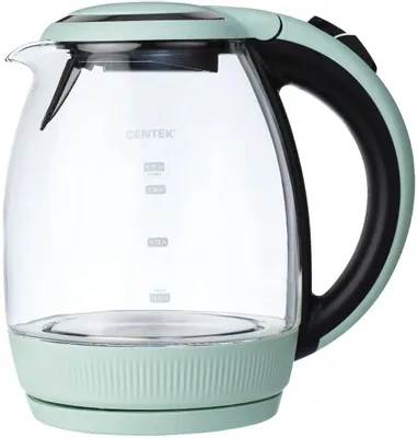 Чайник электрический CENTEK CT-0008, 1.7л, стекло