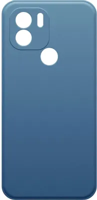 Чехол (клип-кейс) BORASCO Silicone Case, для Xiaomi Poco C51, синий [72258]