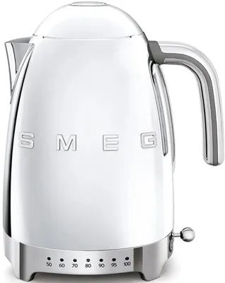 Чайник электрический SMEG KLF04SSEU, 1.7л, металл/пластик