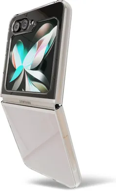 Чехол (клип-кейс) VLP Crystal case, для Samsung Galaxy Z Flip5, противоударный, прозрачный [1052019]