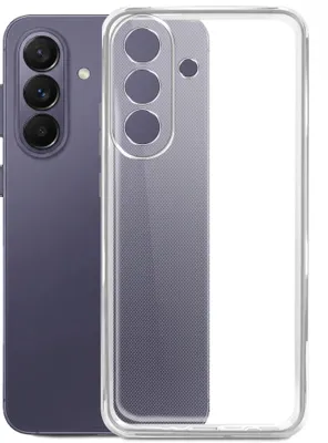 Чехол (клип-кейс) BORASCO Silicone Case, для Samsung Galaxy A57, прозрачный [76473]