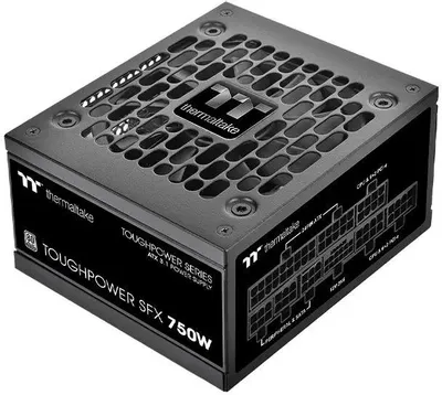 Блок питания Thermaltake Toughpower SFX750 Gen.5,  750Вт,  80 PLUS PLATINUM,  90мм, черный, retail [ps-stp-0750fnfape-1]