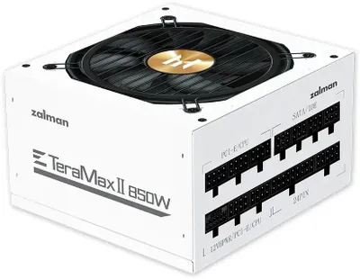 Блок питания Zalman ZM850-TMX2 Snow,  850Вт,  80 PLUS GOLD,  120мм, белый, retail [zm850-tmx2 wh]