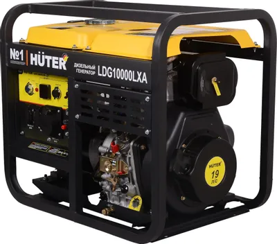 Дизельный генератор Huter LDG 10000LXA, 220/12 В, 8.5кВт [64/2/9]