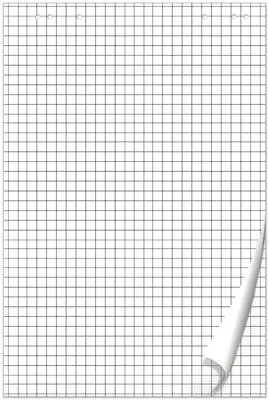 Блок бумаги BRAUBERG 128645 для флипчартов 67.5х98см клетка 20л (упак.:1шт)