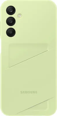 Чехол (клип-кейс) Samsung Card Slot Case A25, для Samsung Galaxy A25, лайм [ef-oa256tmegru]