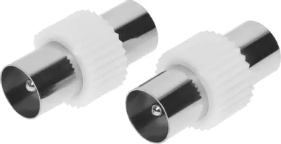 Адаптер антенный PREMIER 4-400/2,  Coax (m) -  Coax (m),  75Ом,  серебристый