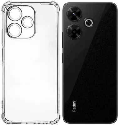Чехол (клип-кейс) PERO CC02, для Xiaomi Redmi 13, противоударный, прозрачный [cc02-xp13-tr]