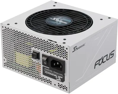 Блок питания Seasonic Focus GX-1000 Gen.5 WHITE,  1000Вт,  80 PLUS GOLD,  135мм, белый, retail [focus (v5) gx-1000]