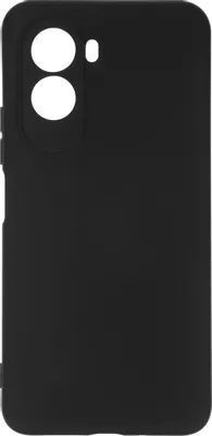 Чехол (клип-кейс) BORASCO Silicone Case, для Xiaomi Poco M7, черный [75833]