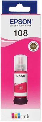Чернила Epson 108 C13T09C34A, для Epson, 70мл, пурпурный