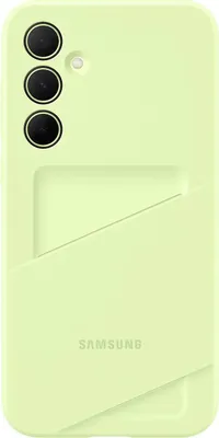 Чехол (клип-кейс) Samsung Card Slot Case A35, для Samsung Galaxy A35, лайм [ef-oa356tmegru]