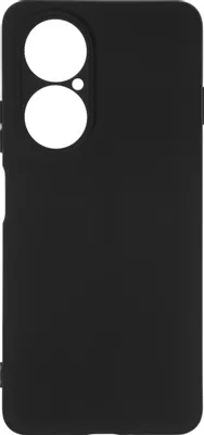 Чехол (клип-кейс) BORASCO Silicone Case, для Huawei Nova Y73, черный [75386]