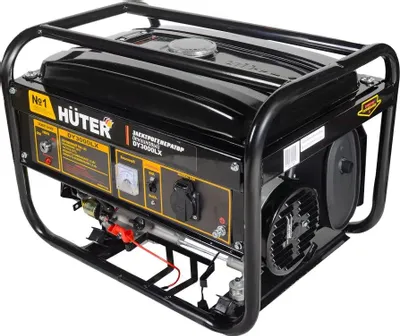 Бензиновый генератор Huter DY3000LX, 220/12 В, 2.8кВт [64/1/10]