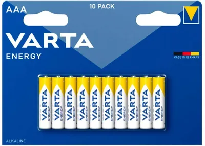 AAA Батарейка VARTA Energy LR03 BL10 Alkaline,  10 шт.