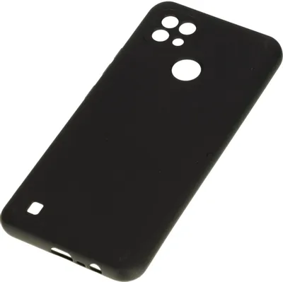 Чехол (клип-кейс) DF rmOriginal-11, для Realme C21, черный [df rmoriginal-11 (black)]