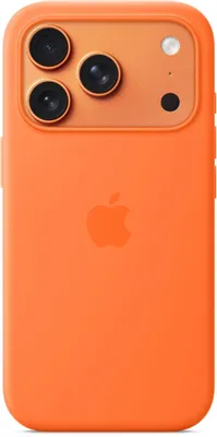 Чехол (клип-кейс) Apple Silicone Case A3559, для Apple iPhone 17 Pro, оранжевый [mgfe4fe/a]