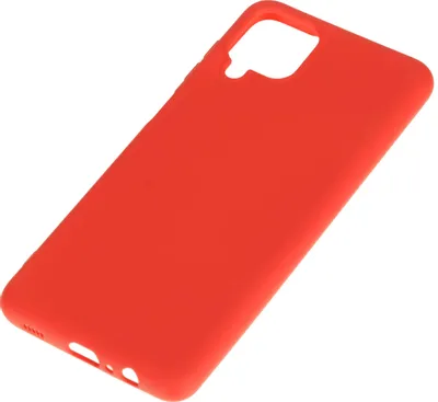 Чехол (клип-кейс) DF sOriginal-20, для Samsung Galaxy A12/M12, противоударный, красный [df soriginal-20 (red)]