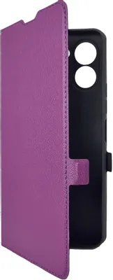 Чехол (флип-кейс) BORASCO Book Case, для Tecno Spark Go 3, фиолетовый [76452]