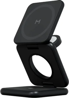 Беспроводное зарядное устройство MAGSSORY fold pro,  USB-C, 23Вт, 3A, черный [wch063b]
