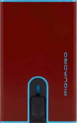 Чехол для кредитных карт Piquadro Blue Square PP4825B2BLR/CU4, кожа натуральная, табачный